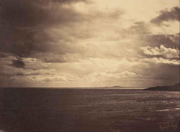1024px-Gustave_Le_Gray_(French_-_Cloudy_Sky_-_Mediterranean_Sea_(Ciel_Charge_-_Mer_Mediterranee))_-_Google_Art_Project